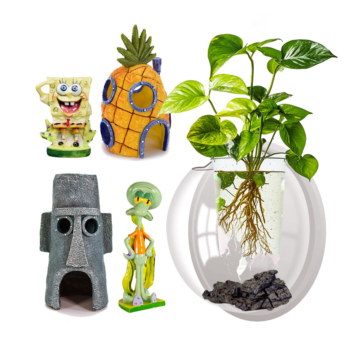 BYOBETTA Limited Edition Spongebob Squarepants® Betta Fish Starter Kit